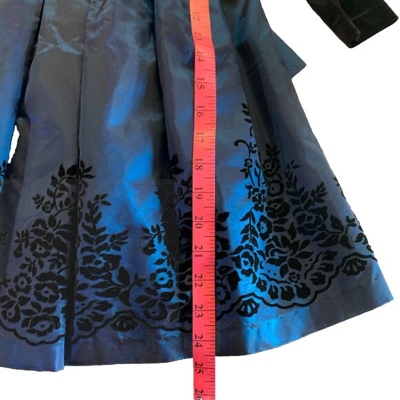 Vintage Bonnie Jean Velvet Taffeta Fairy Victorian Holiday Party Dress Girl's 4 - Picture 10 of 11